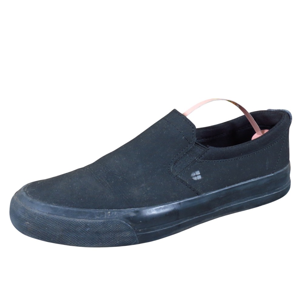 Shoes for Crews Ollie II Women Casual‎ Shoe Size 7.5 Work Slip-On Black Leather